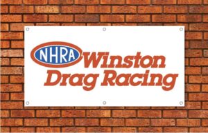 NHRA Winston Drag Racing Garage Banner