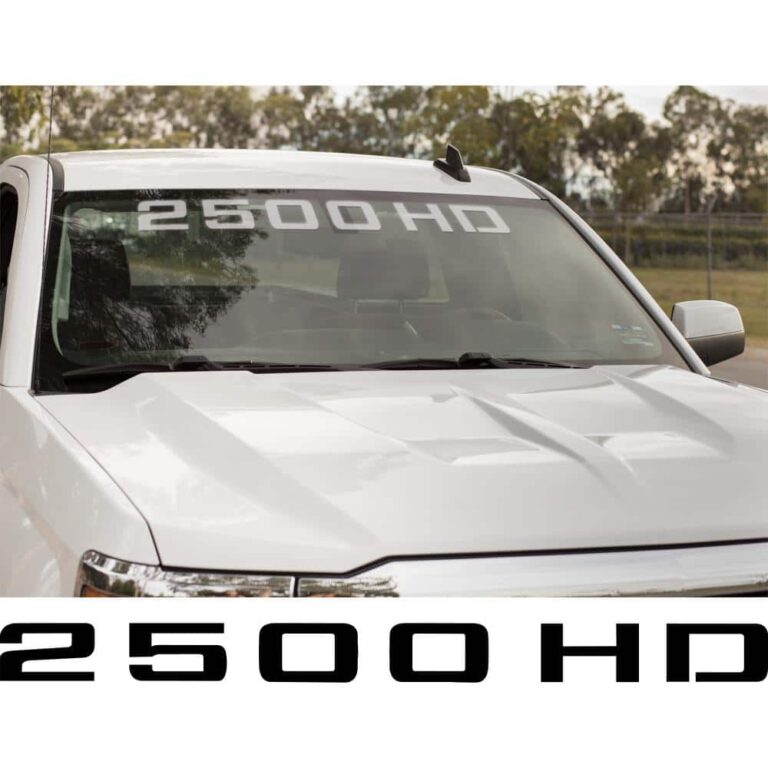Silverado 2500HD Windshield Banner