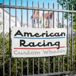 American Racing Custom Wheels Garage Banner