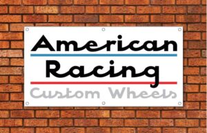 American Racing Custom Wheels Garage Banner