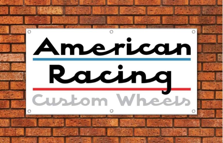 American Racing Custom Wheels Garage Banner