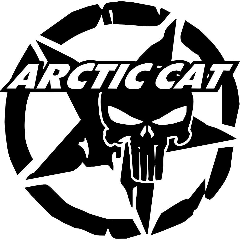 Arctic Cat Punisher Star Decal
