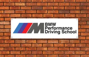 BMW M Performance Driving School Garage Banner