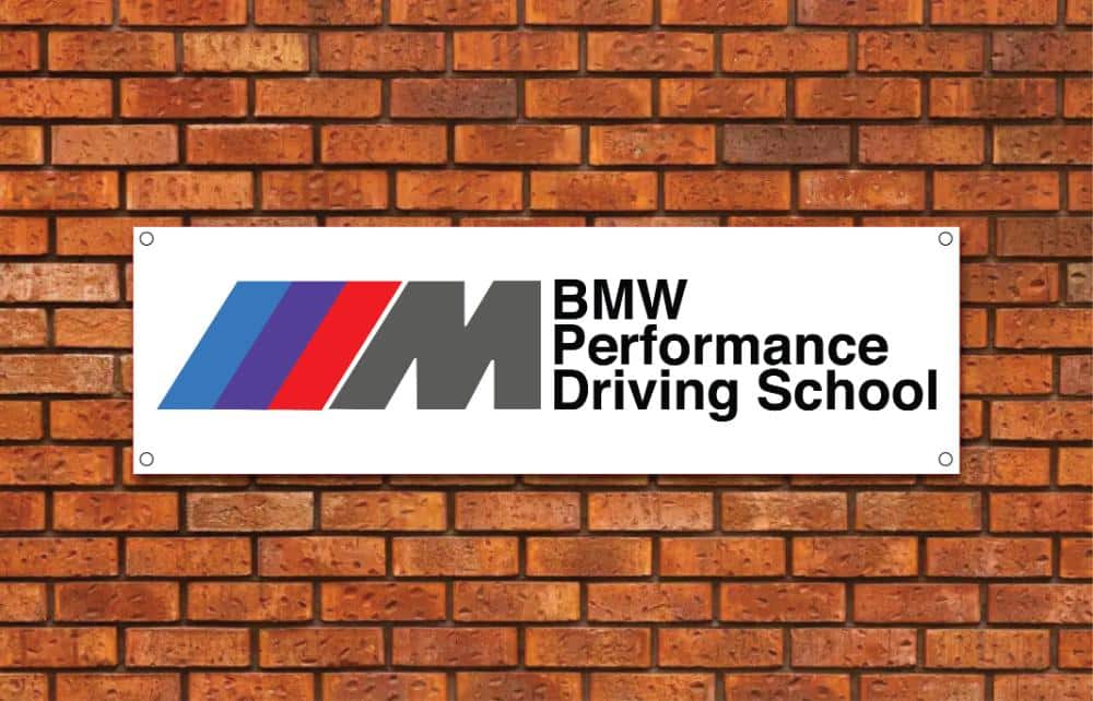 BMW M Performance Driving School Garage Banner