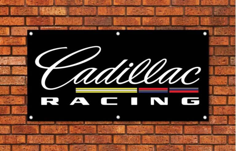 Cadillac Racing Garage Banner