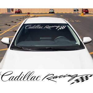 Cadillac Racing Windshield Banner