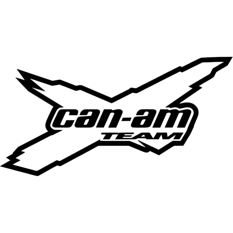 Can-Am Team Outline Decal