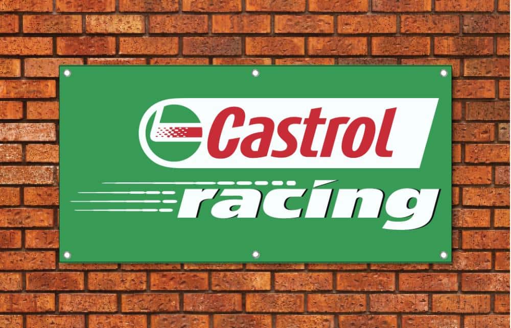 Castrol Racing Garage Banner