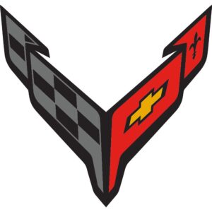 Corvette C8 Dark Logo Decal