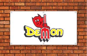 Dodge Demon Vintage Garage Banner