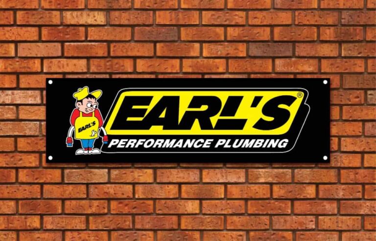 Earl's Performance Plumbing Garage Banner