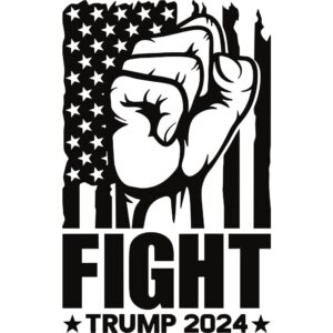 Fight Trump 2024 Decal