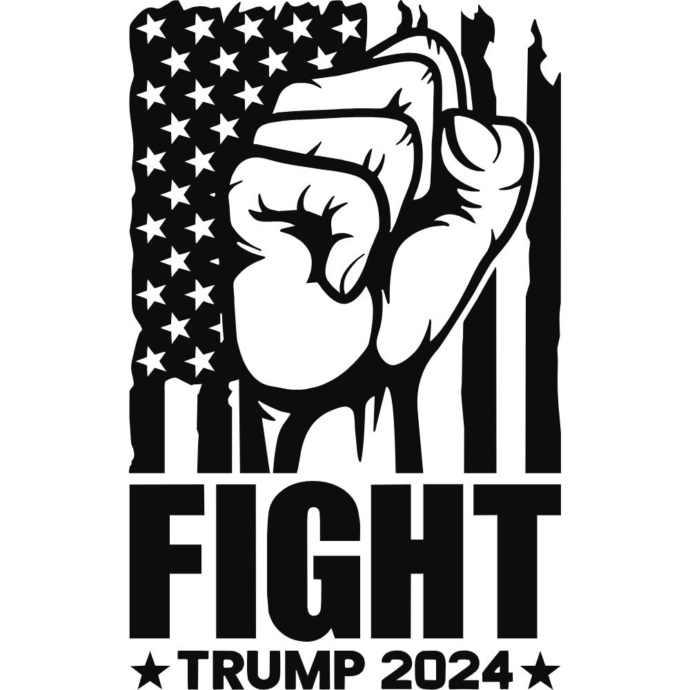 Fight Trump 2024 Decal