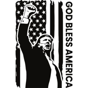 God Bless America Trump Decal