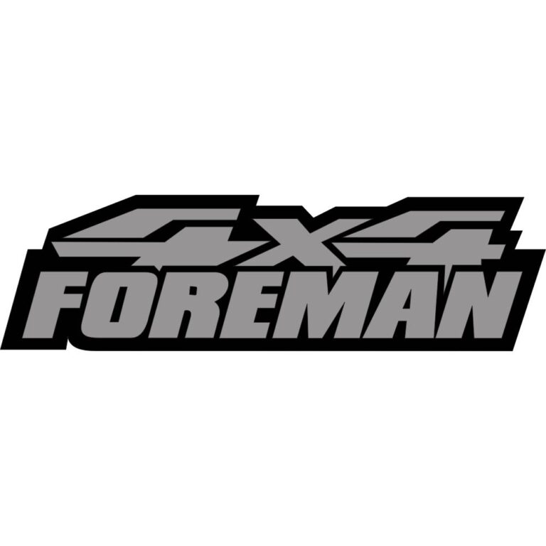 Honda 4X4 Foreman Decal