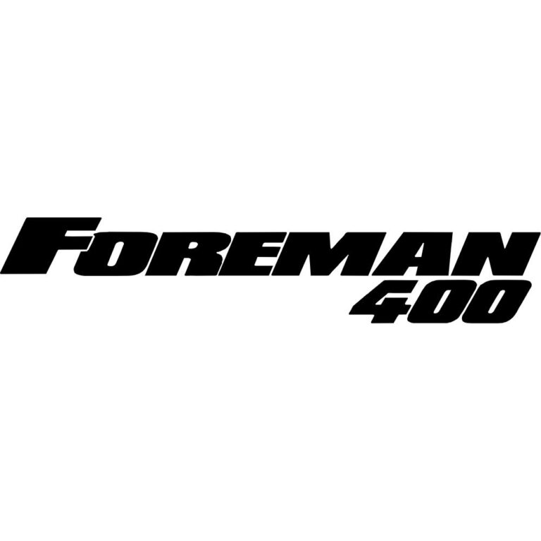 Honda Foreman 400 Decal