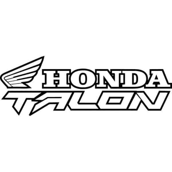 Honda Talon Outline Decal