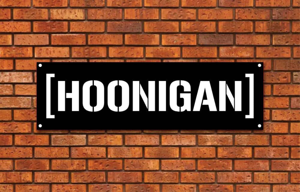 Hoonigan Garage Banner