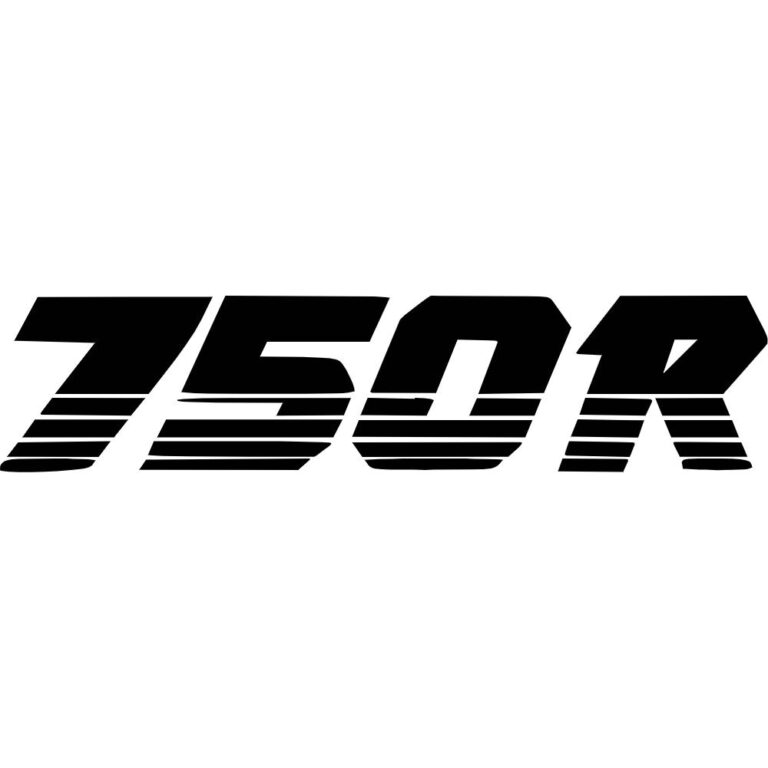 Kawasaki 750R Decal