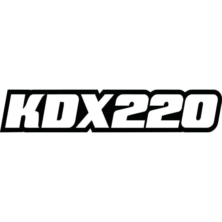 Kawasaki KDX220 Decal