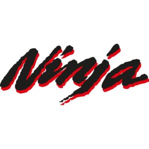 Kawasaki Ninja Red & Black Decal