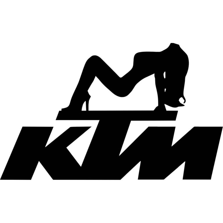KTM Girl Decal