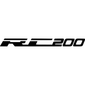 KTM RC200 Decal