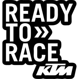 KTM Ready To Race Outline Decal