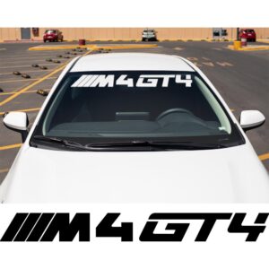 BMW M4 GT4 Windshield Banner