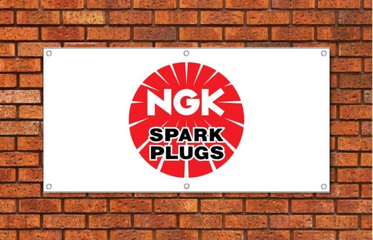 NGK Spark Plugs Garage Banner