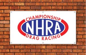 NHRA Championship Drag Racing Garage Banner