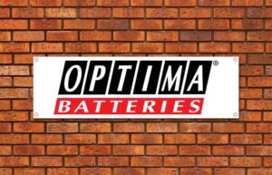 Optima Batteries Garage Banner
