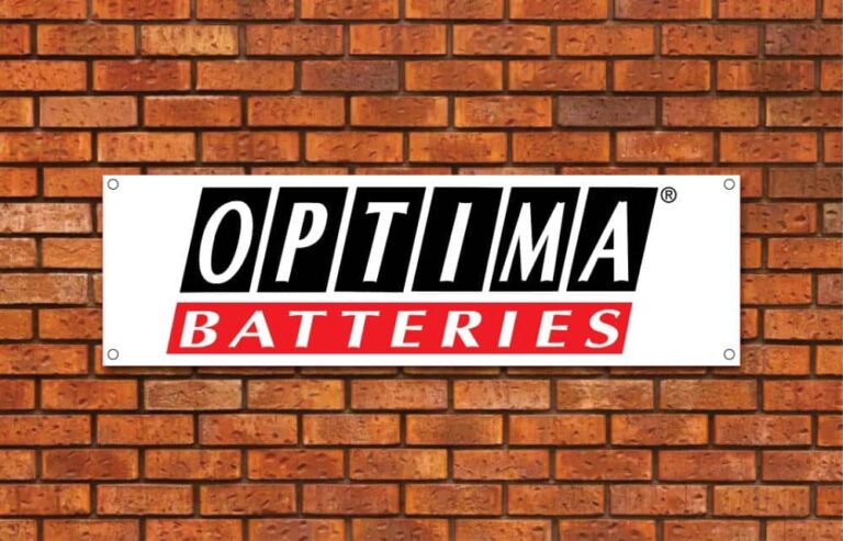 Optima Batteries Garage Banner