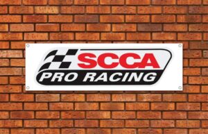 SCCA Pro Racing Garage Banner