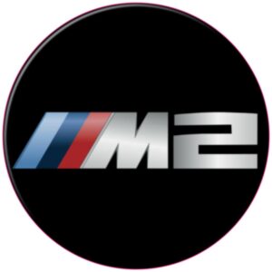 BMW M2 Circle Domed Badges