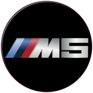 BMW M5 Circle Domed Badges