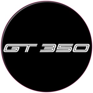 Mustang GT350 Circle Domed Badges