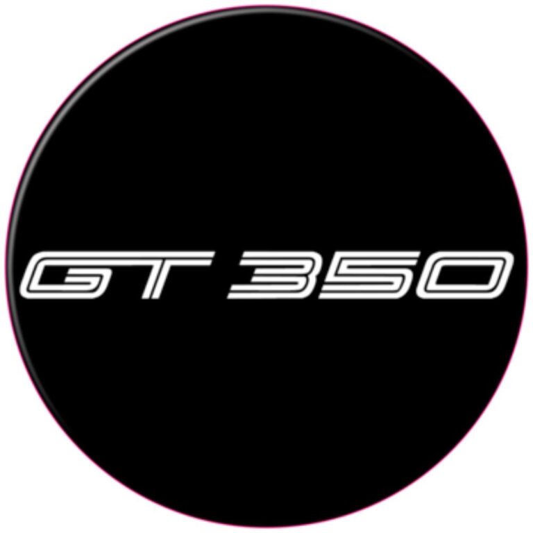 Mustang GT350 Circle Domed Badges