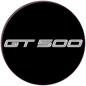 Mustang GT500 Circle Domed Badges