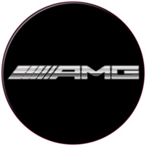 Mercedes Benz AMG Circle Domed Badges