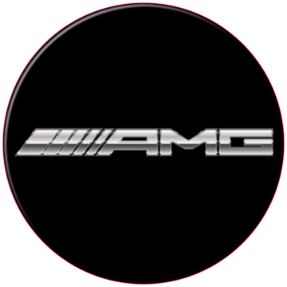 Mercedes Benz AMG Circle Domed Badges