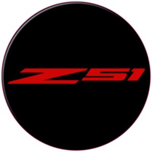 Corvette Z51 Circle Domed Badges