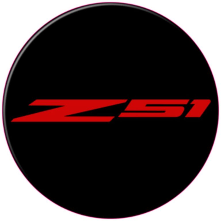 Corvette Z51 Circle Domed Badges