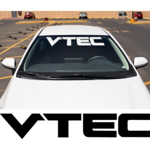 VTEC Windshield Banner