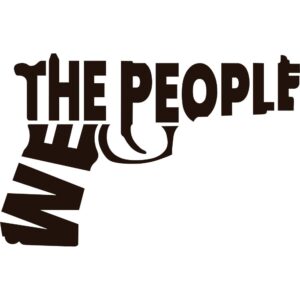 We The People Pistol Decal