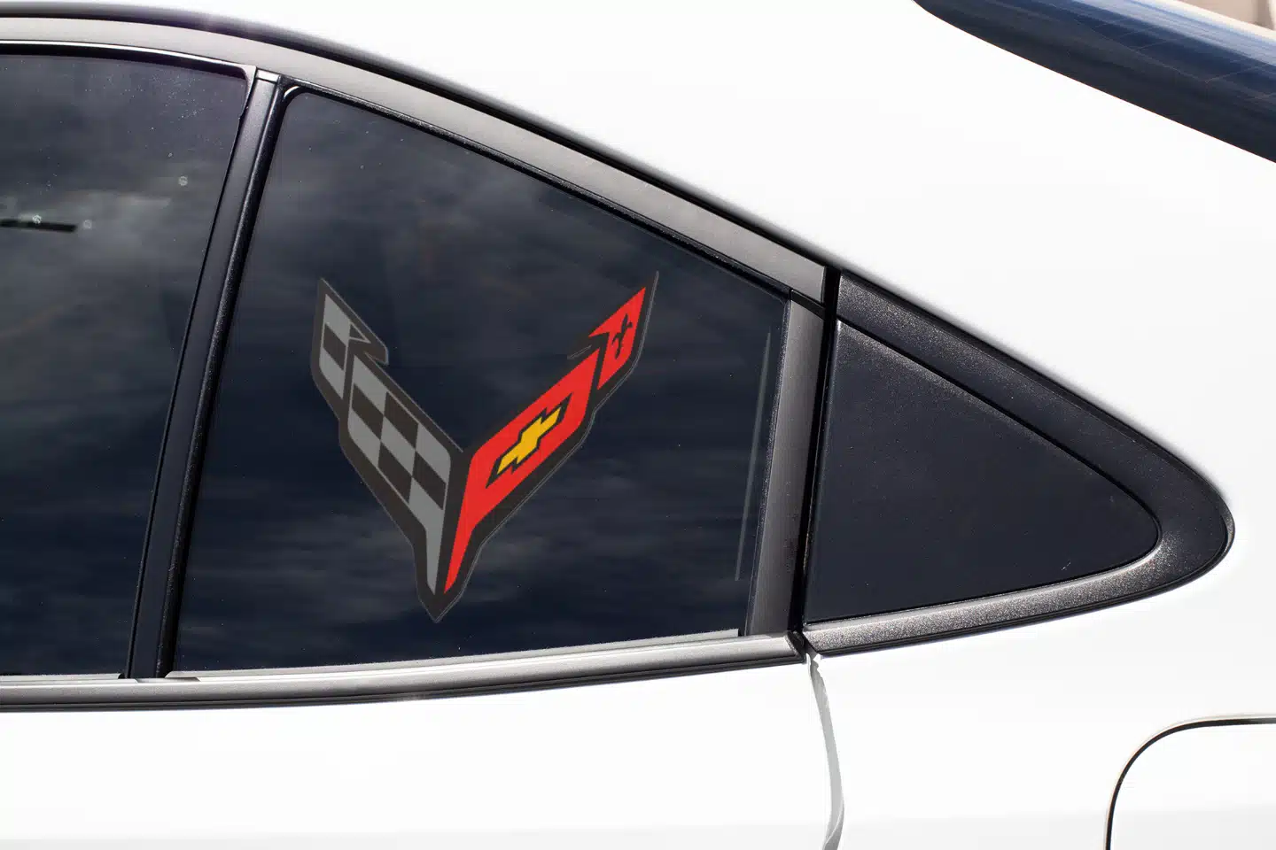 Corvette C8 Dark Logo Decal
