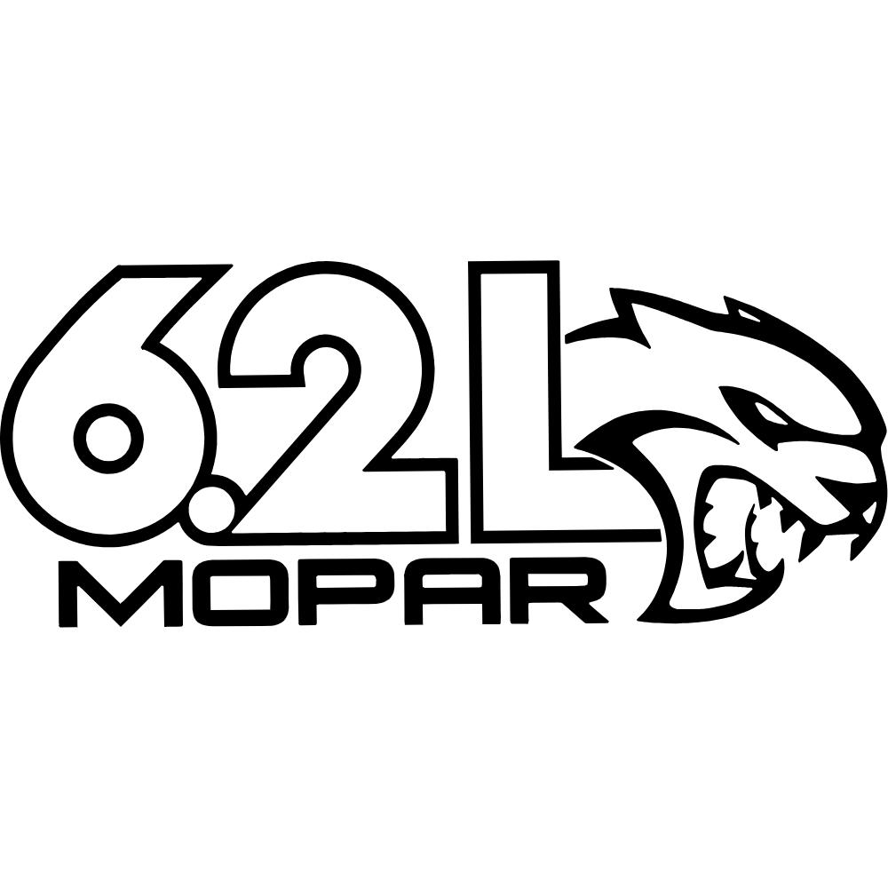 Hellcat 6.2L Mopar Decal