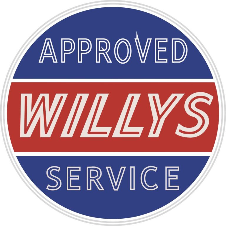 Jeep Approved Willys Service Decal