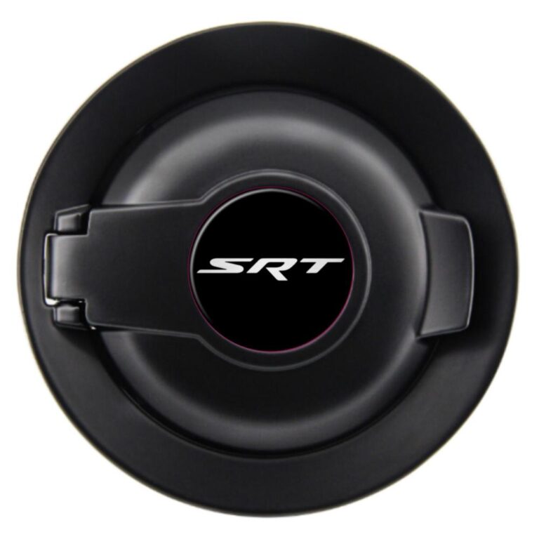 Challenger SRT Brushed Silver Fuel Door Badge