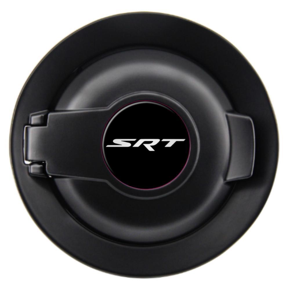 Challenger SRT Brushed Silver Fuel Door Badge